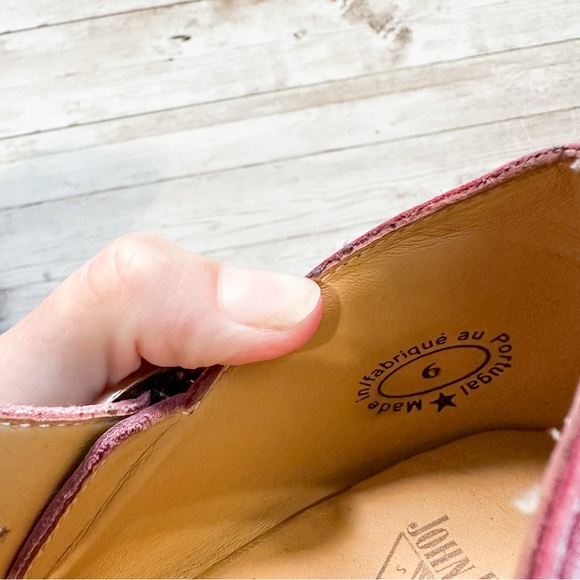 John Fluevog Prepare Leader Platform Mary Jane Heels Floral Size 6 - Picture 12 of 16